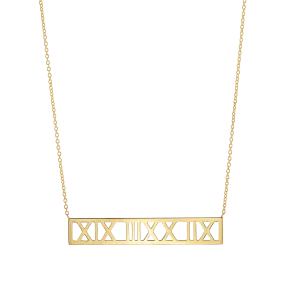 Roman Numeral Necklace