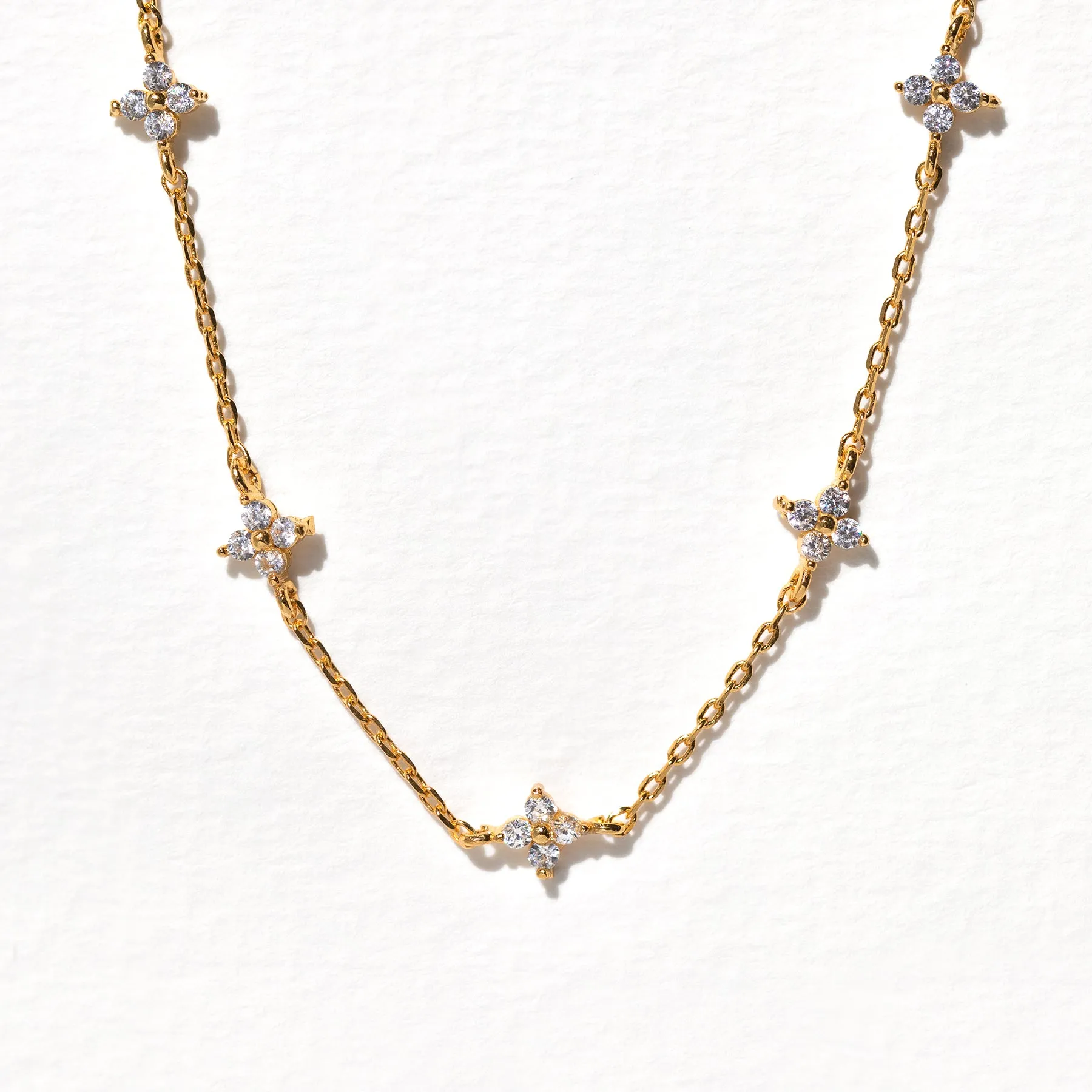 Shimmer Blossom Anklet