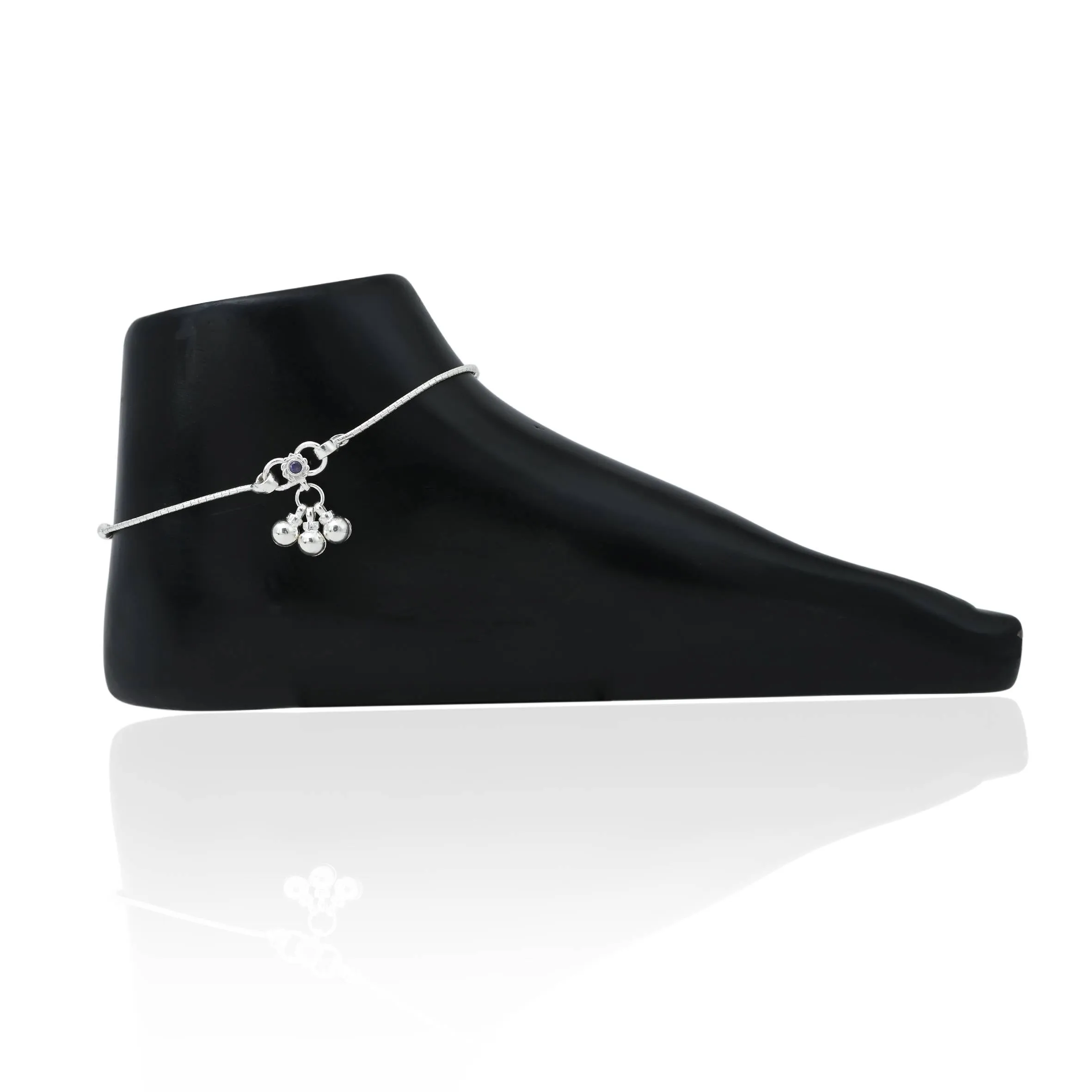 Silver Attractive Lovely Butterfly Anklet