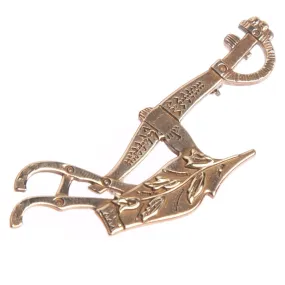 Swords Into Plowshares Brooch Pin