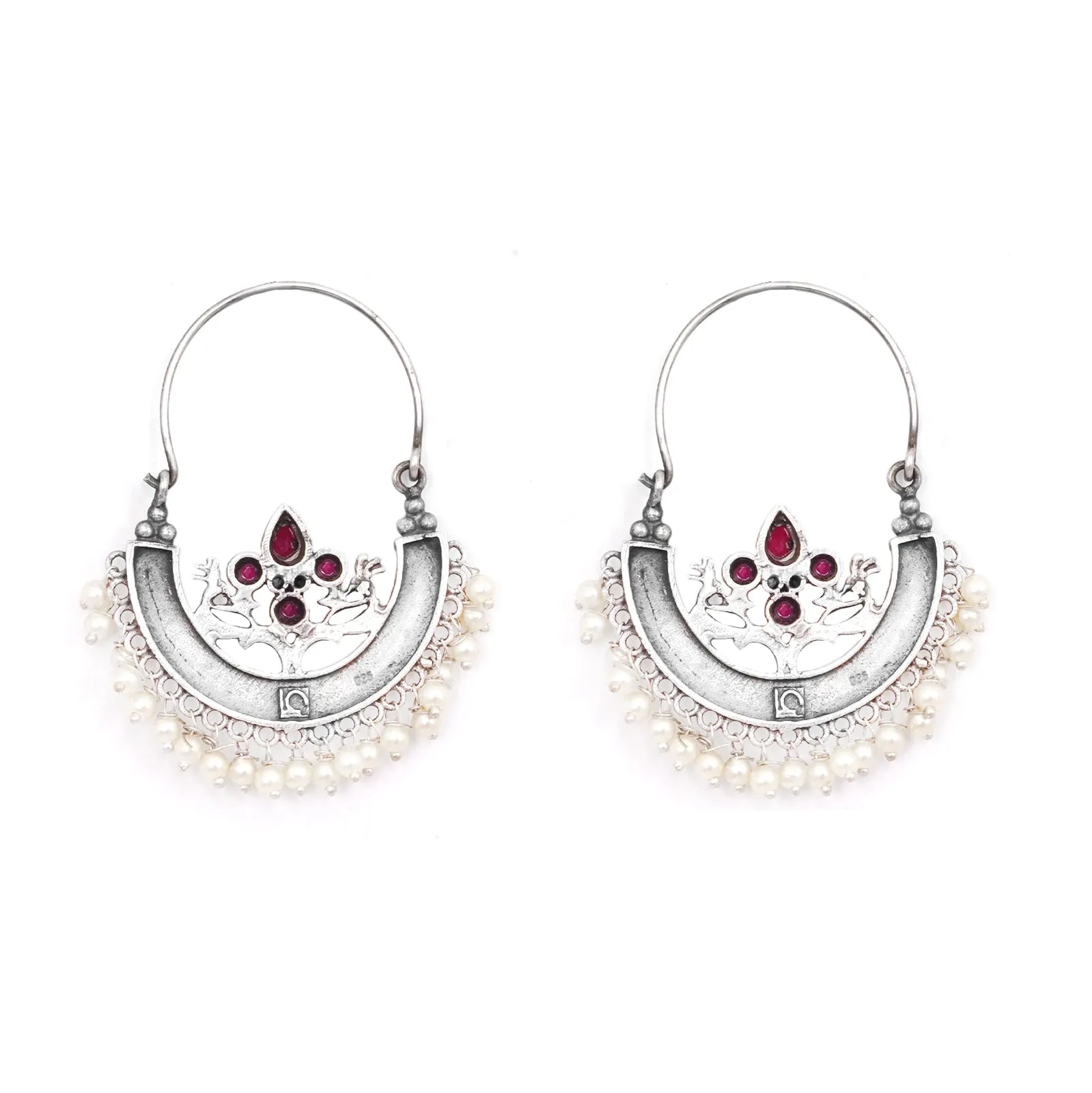 Teejh Aarika Silver Oxidised Jewelry Gift Set