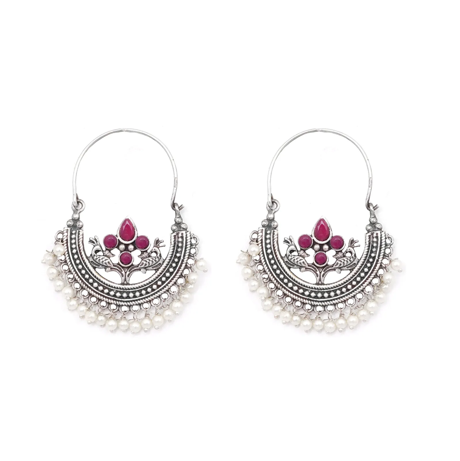 Teejh Aarika Silver Oxidised Jewelry Gift Set