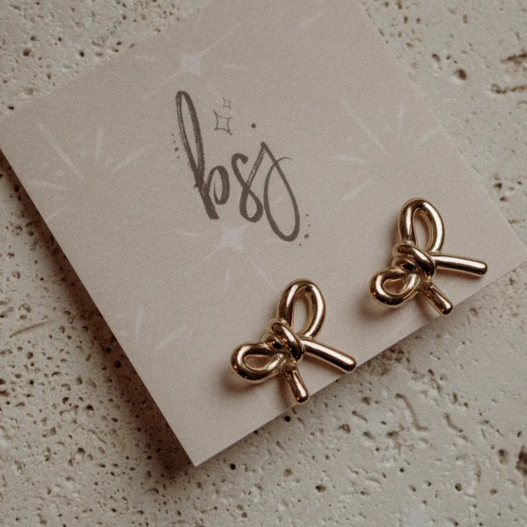 The Bow Earrings - Black Sheep Jewelry