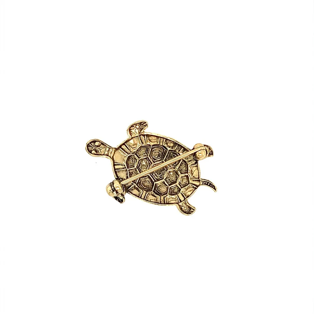 Tortue brooch