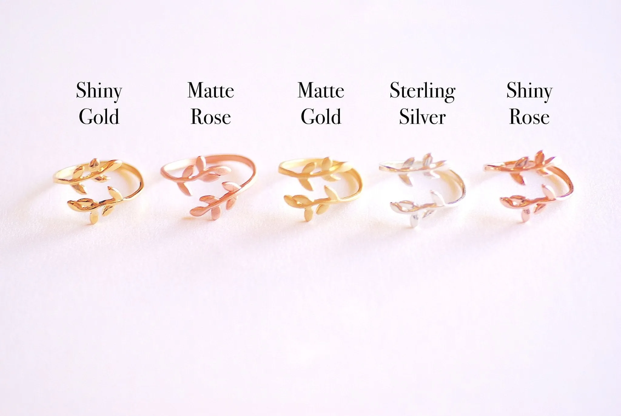 Wholesale Matte Gold Leaf Branch Ring, Gold Leaf Ring, Layering Ring, Vine Ring, Laurel Ring, Nature Jewelry, twig ring, branch ring, tree ring,