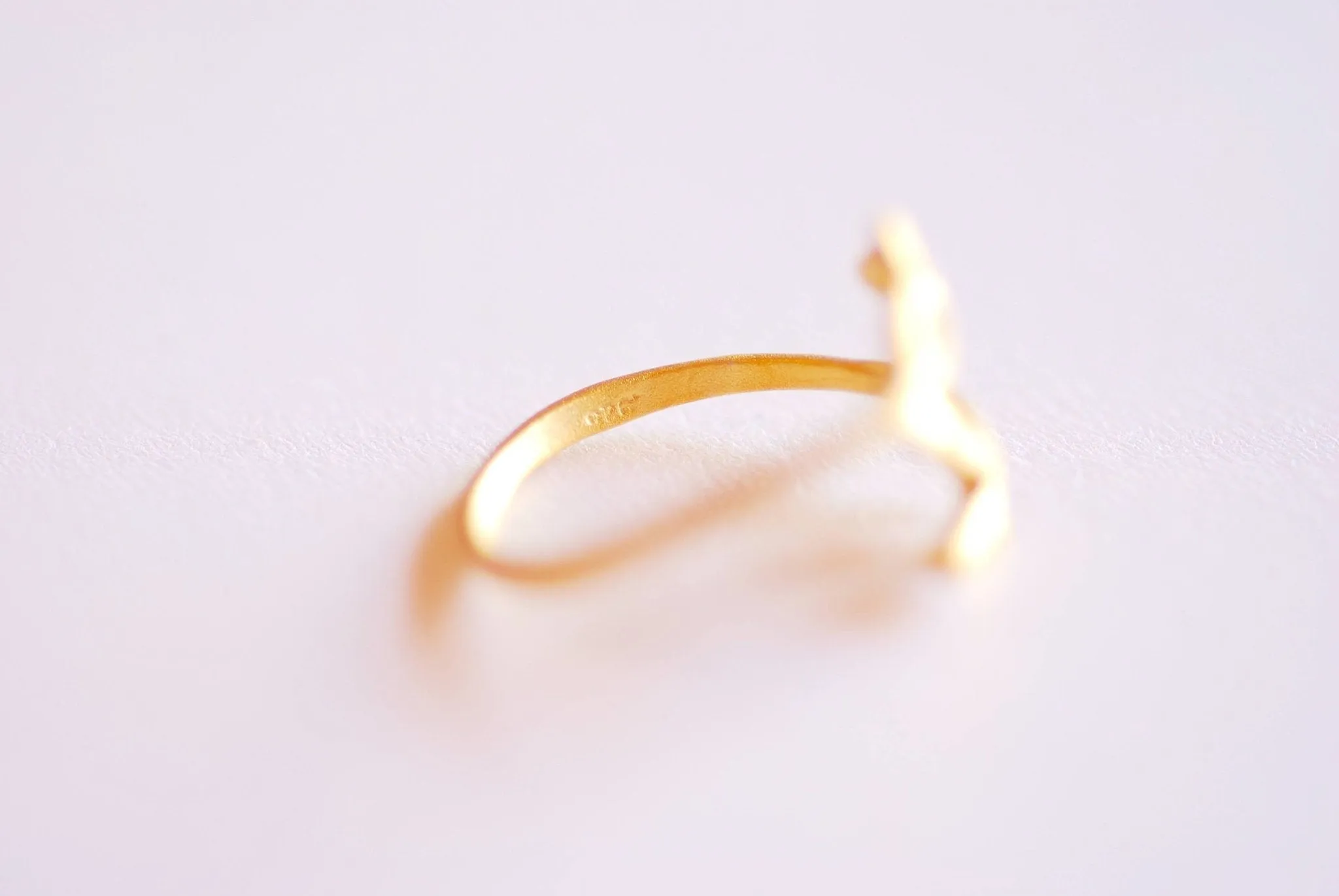 Wholesale Matte Gold Leaf Branch Ring, Gold Leaf Ring, Layering Ring, Vine Ring, Laurel Ring, Nature Jewelry, twig ring, branch ring, tree ring,